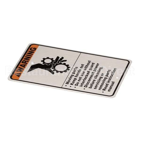 00-438131-00001 Compatible Hobart Plate, Caution