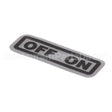 00-438131-00125 Compatible Hobart Label, On/Off
