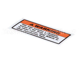 00-438131-061-2 Hobart Label,California Warning