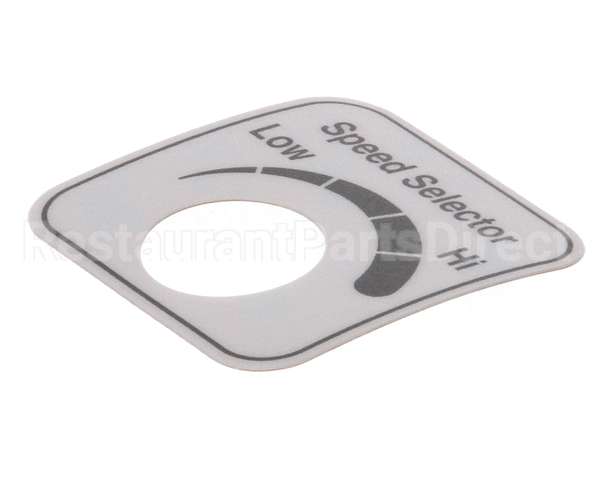 00-478265 Hobart Label,Speed Select (Domestic)