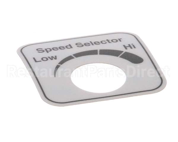 00-478265 Hobart Label,Speed Select (Domestic)