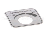 00-478265 Hobart Label,Speed Select (Domestic)