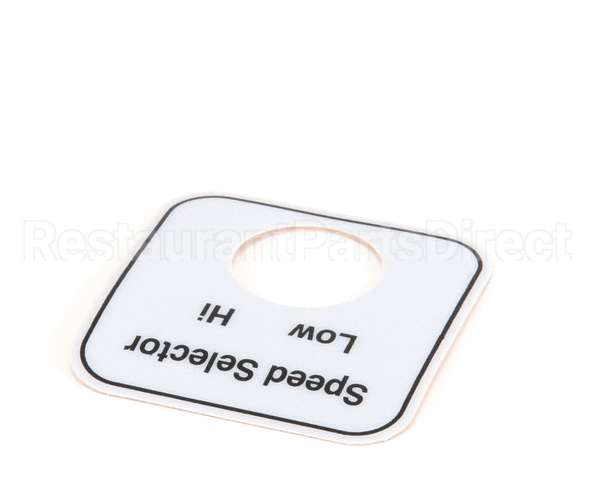 00-478296 Hobart Label,Speed Select (Domestic)