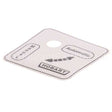 00-479288 Compatible Midwest Appliance Parts Label, Auto/Man(Domestic)