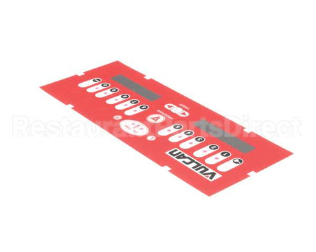 00-497422-00001 Vulcan Hart Overlay, Control Panel-Vulcan