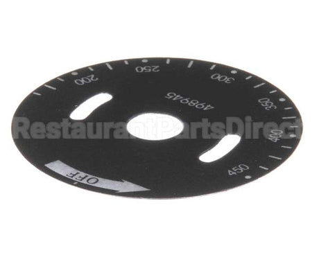00-498945 Vulcan Hart Dial, Vcrg Temperature