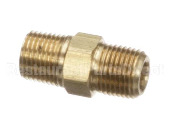 00-722167 Vulcan Hart Nipple,Hex 1/8 X 1/8 Brass
