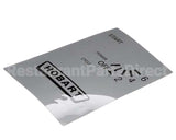 00-811835 Hobart Label,Control Panel Logo