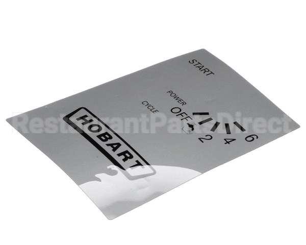 00-811835 Hobart Label,Control Panel Logo