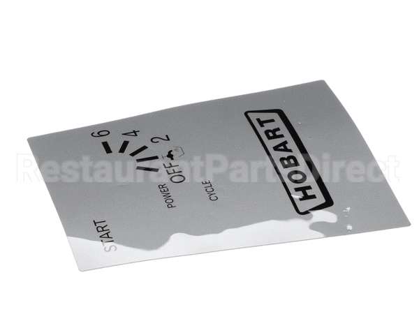 00-811835 Hobart Label,Control Panel Logo