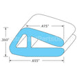 00-831912-00011 Compatible Hobart Door Gasket