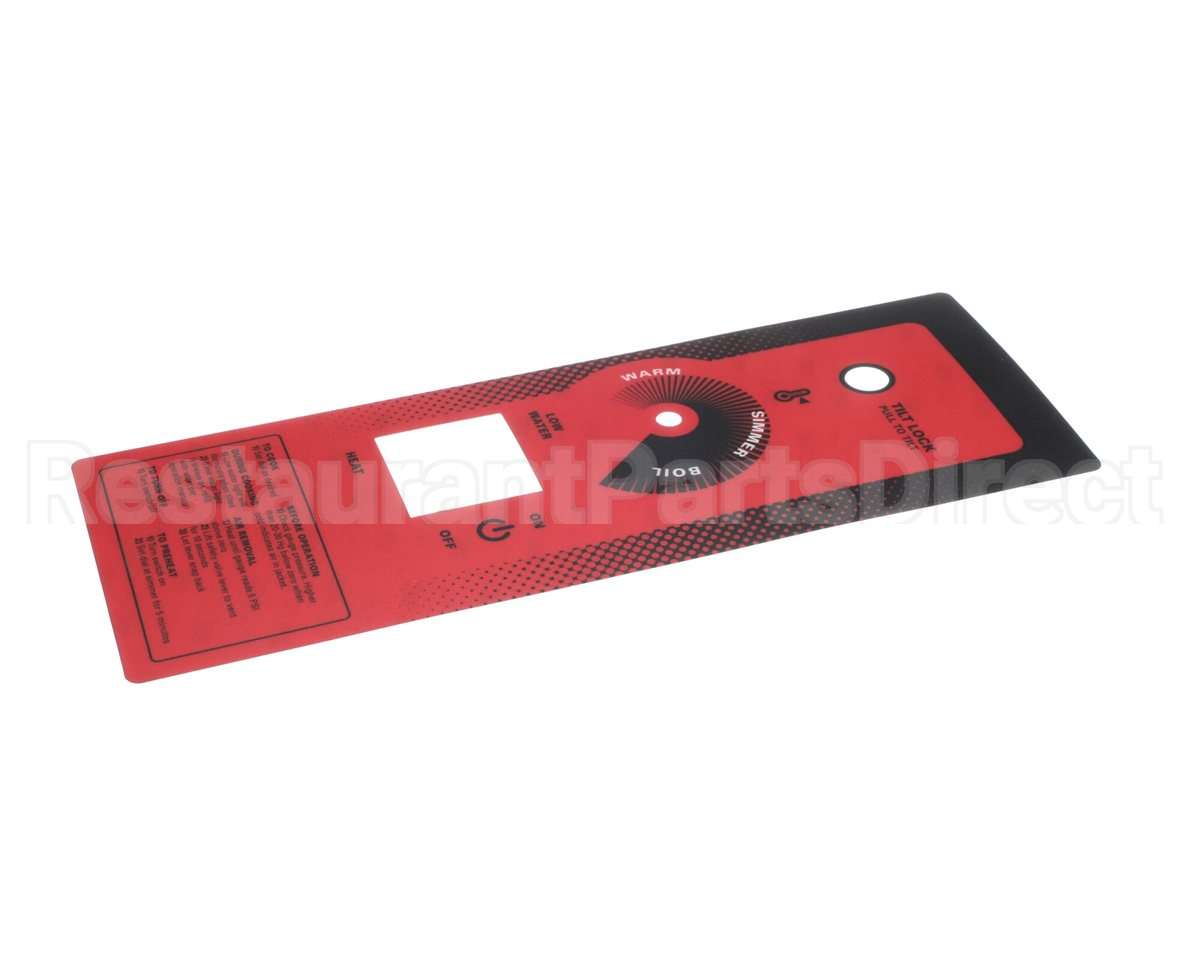 00-855801-00001 Hobart Overlay,Control Panel Ele Ctk