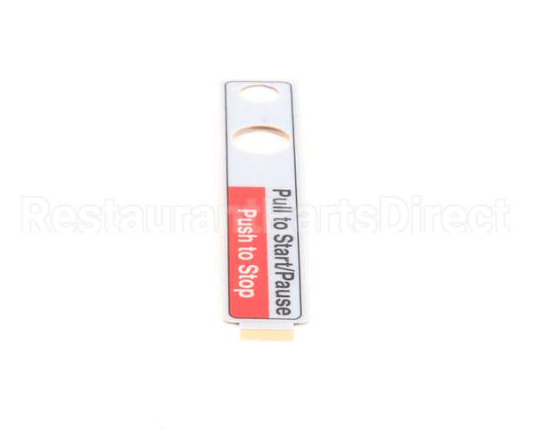00-873623 Hobart Label,Start/Pause,Stop