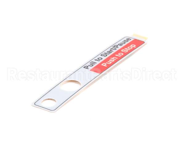 00-873623 Hobart Label,Start/Pause,Stop