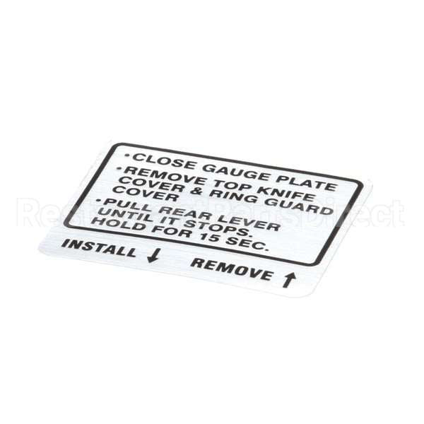 00-914681 Compatible Midwest Appliance Parts Label, Instruction