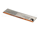 00-916957-00017 Hobart Label, Warning
