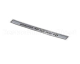 00-916957-00050 Hobart Label, Slicer Lifting Message