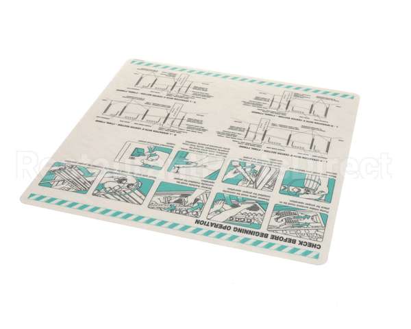 00-918418 Hobart Label,Install,Pre-Op Check