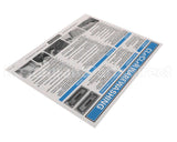 00-948326 Hobart Label, Instruction Cleaning, T