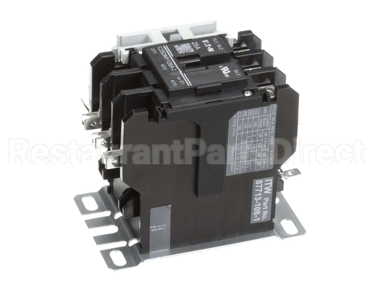 00-949709-00002 Hobart Contactor, W/Aux Side Switch