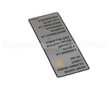 00-950404 Hobart Label, Condensing Cycle