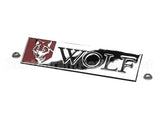 00-957809-00002 Vulcan Hart Nameplate, Wolf
