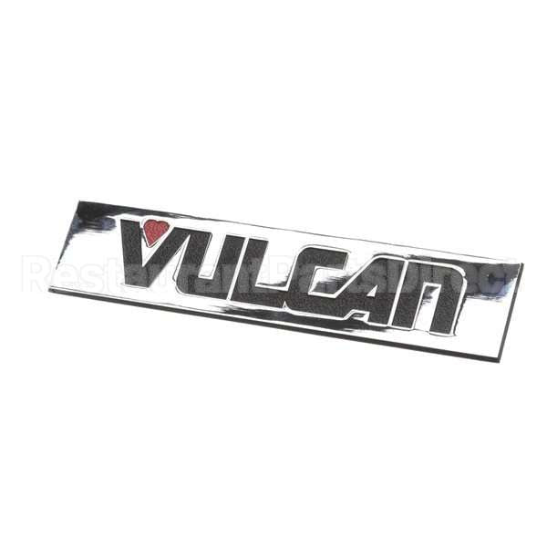 00-957916-00001 Compatible Vulcan Nameplate, Vulcan, 7-1/4