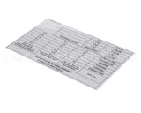 00-974949 Hobart Label, Overload Settings