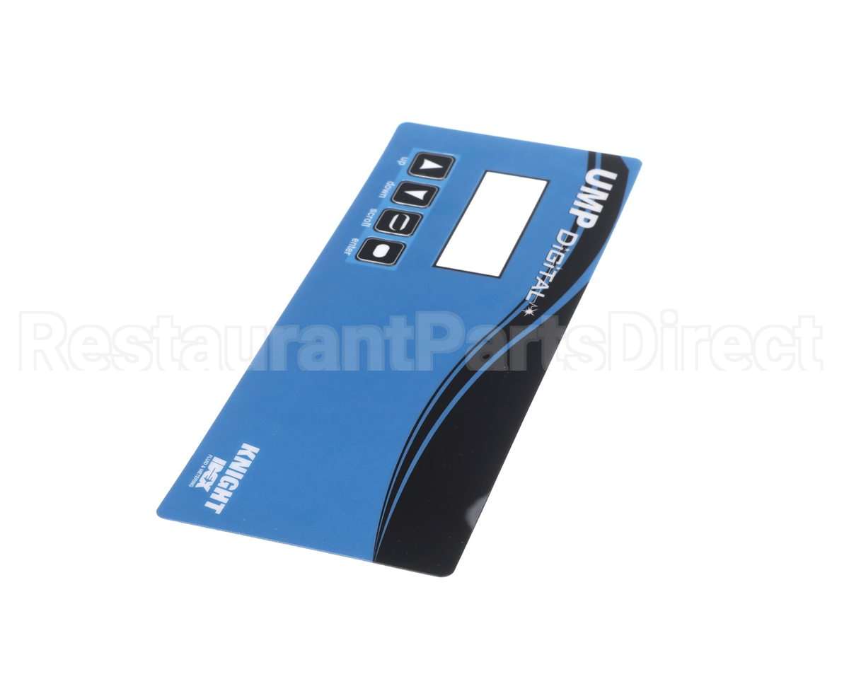 00-975322-00020 Hobart Overlay, Cover, Push Button, 3 Pump