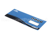 00-975322-00020 Hobart Overlay, Cover, Push Button, 3 Pump