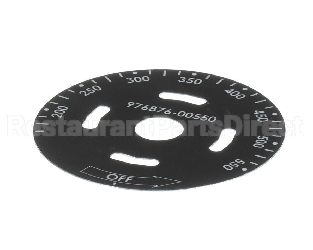 00-976876-00550 Vulcan Hart Temp Dial 550F