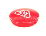 001193-19NS T&S Brass Snap-In Index Button, Red (T&S Logo)