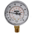 001594 Compatible Groen Compound Gauge 2-1/2, 30Vac-60Psi