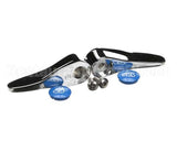 001636-45NS-M2 T&S Brass New-Style Lever Handles, Blue Indexes (T