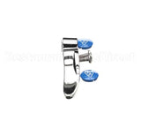 001636-45NS-M2 T&S Brass New-Style Lever Handles, Blue Indexes (T