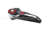 001637-45AM T&S Brass Lever Handle, Red Index (Hot), Screw W/