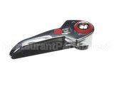 001637-45AM T&S Brass Lever Handle, Red Index (Hot), Screw W/