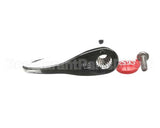 001637-45NS T&S Brass Lever Handle, Red Index (T&S Logo), Scre