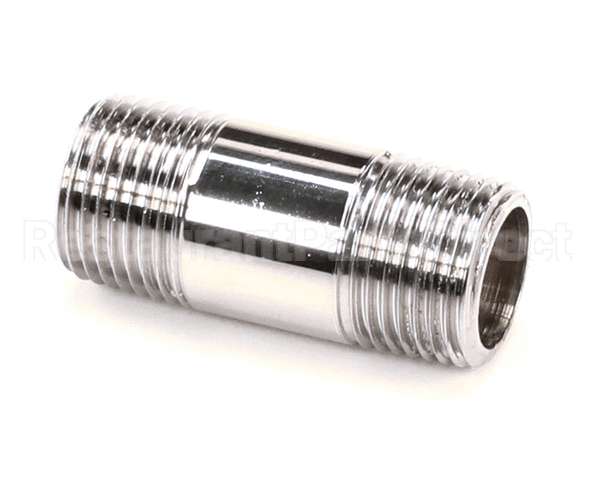 002341-40 T&S Brass Nipple 38 Npt X 112 Long (Chrome Pla