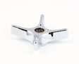 002521-45 T&S Brass 4-Arm Kitchen Handle, Chrome-Plated