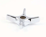 002521-45 T&S Brass 4-Arm Kitchen Handle, Chrome-Plated