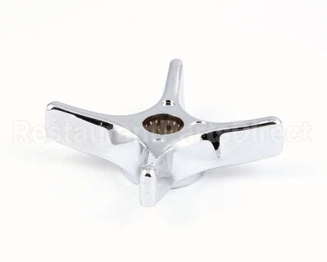 002521-45 T&S Brass 4-Arm Kitchen Handle, Chrome-Plated