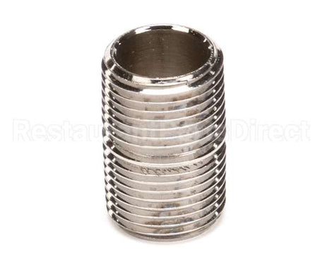 002535-25 T&S Brass 3/8 Npt Close Nipple (Chrome Plated)