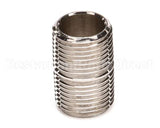 002535-25 T&S Brass 3/8 Npt Close Nipple (Chrome Plated)