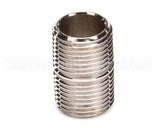 002535-25 T&S Brass 3/8 Npt Close Nipple (Chrome Plated)