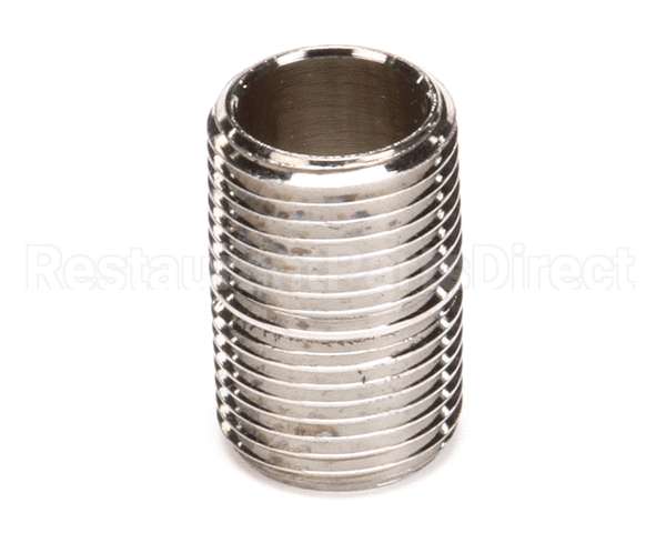 002535-25 T&S Brass 3/8 Npt Close Nipple (Chrome Plated)