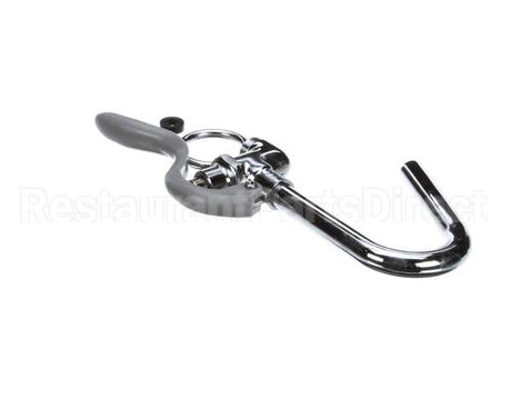 002851-40 T&S Brass Hook Nozzle And Self-Closing Valve (Gray