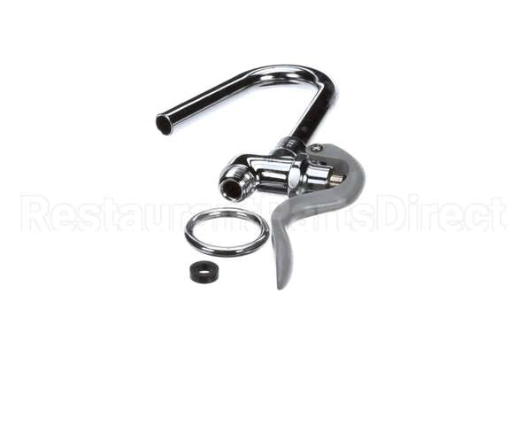 002851-40 T&S Brass Hook Nozzle And Self-Closing Valve (Gray