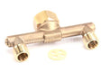 002898-40 T&S Brass 4 Spreader Assembly, 1/2 Npt Male Inlets