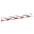 002987 Compatible Groen Tube, Glass-Red & White Stripe